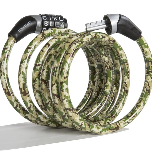 Wordlock Green Camo 8mm x 5' FT Combination Cable Lock - Picture 4 of 16